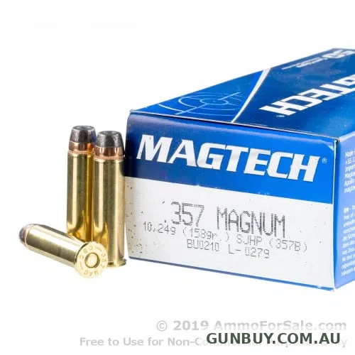 Magtech 357 Magnum 158gr SJHP (50 Pack)