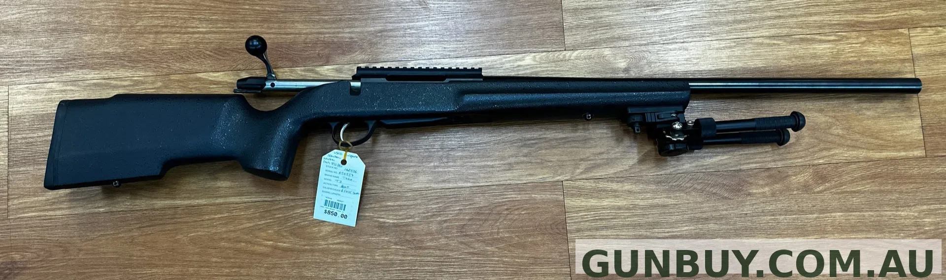 Tikka T3 Boyds Stock 20 MOA Pic Rail Gunblock Bipod 4 Rnd Mag