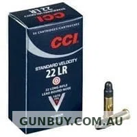 CCI 22LR STANDARD VELOCITY 40GR SOLID 1070FPS (100pcs)