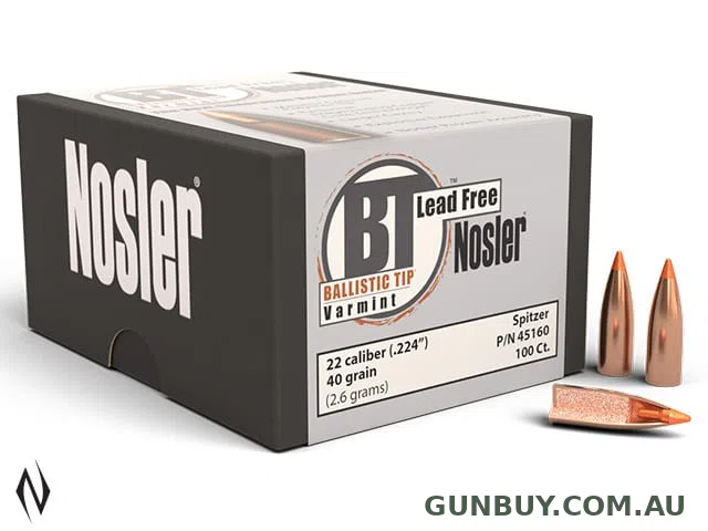 Nosler 224 40GR Ballistic Tip 100PK