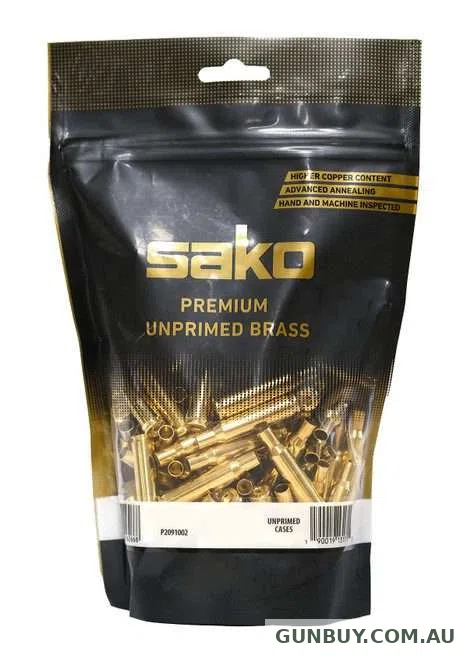 Sako 222 REM Unprimed Brass (100 Pack)