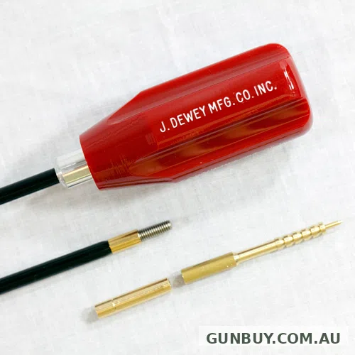 DEWEY Specialty Adapters - Coated / Non-Coated Rods (Small Brush Adapter Fits .22 -.26 Rods) - Shooter's Delight