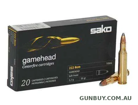 Sako 30-06 SPRG 150gr Gamehead 20pk