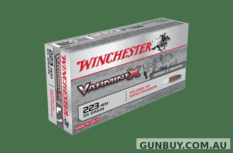 Winchester VARMINT X 223 REM 55GR PT (20 PACK)