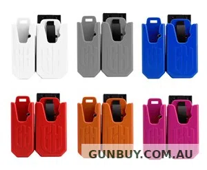 GHOST 360 PLUS - MAGAZINE POUCH W/ CLIP D - 3G QUICK RELEASE - DOUBLE STACK - RED