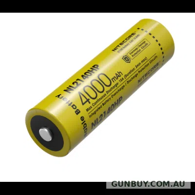 NITECORE NL2140HP 4000MAH 21700 BATTERY - Shooter's Delight