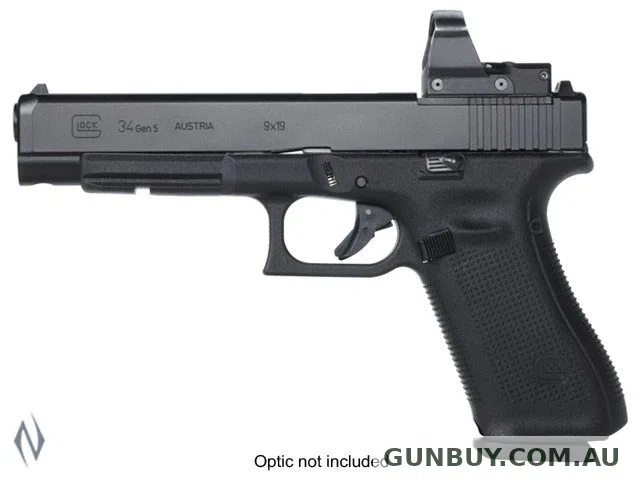 Glock 17A Full Size 10 Shot Gen5 MOS FS 122mm
