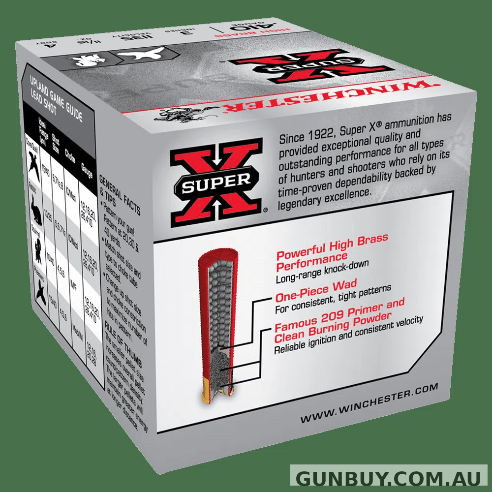 Winchester Super X 410G 4 3 Inch 19gm (25 Rounds)