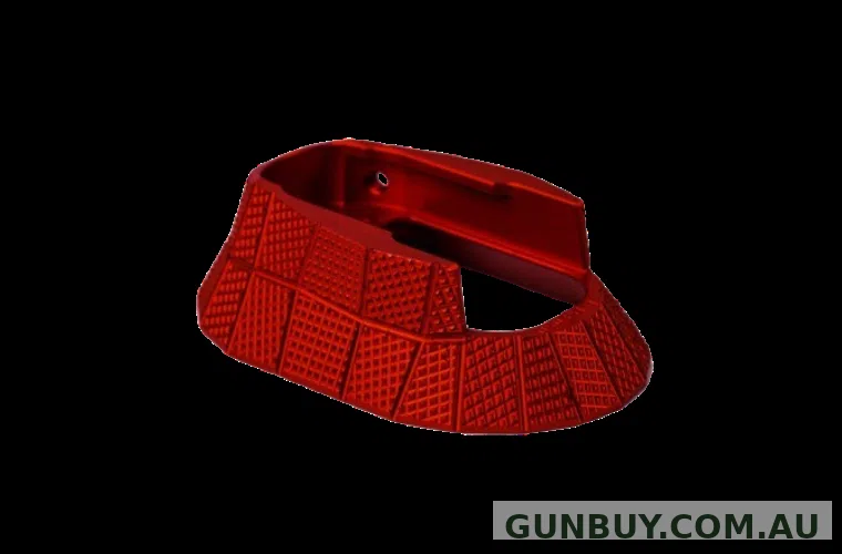 Lokgrip CZ TSO and TS Series Magwell GridLOK Aluminium Red