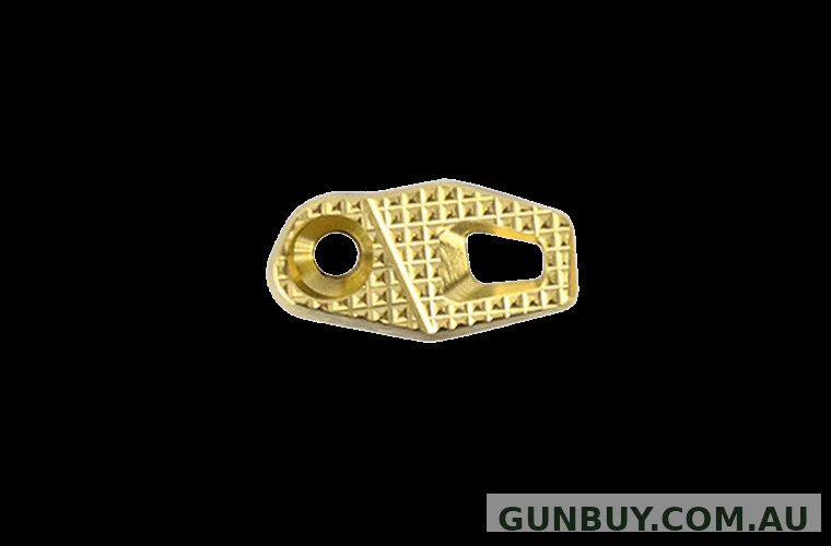 Lokgrips Shadow 2 Mag Release Button GridLOK Oversized Brass
