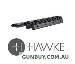 HAWKE ADAPTOR BASE 1 PIECE 11MM OR 3/8 TO WEAVER / PICATINNY EXTENSION 155MM - Shooter's Delight