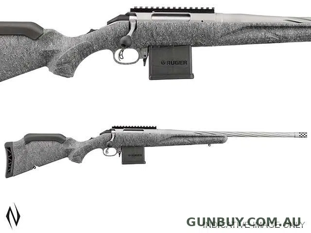 Ruger American Gen II Grey 20 Inch with Muzzle Brake 10 Shot