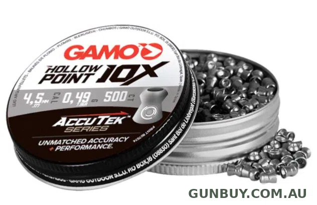 Gamo Accutek 10X Hollow Point Pellets 500 Tin