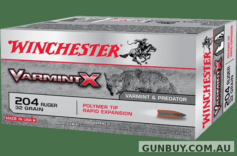 Winchester VARMINT X 204 RUGER 32GR PT (20 PACK)