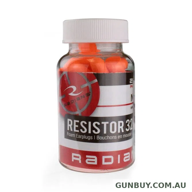 Radians Earplugs - 25 Pairs per Jar
