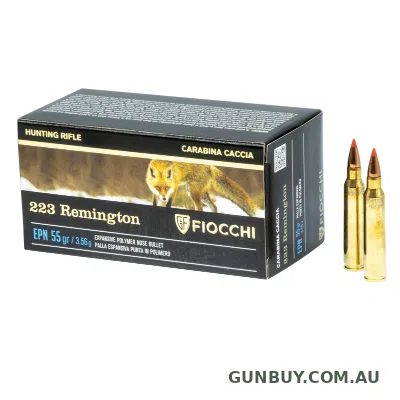 Fiocchi 223 REM 55GR VMAX POLYMER TIP EPN (50 PACK)