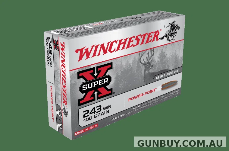 Winchester Super X 243 Win 100gr PSP (20 Rounds)