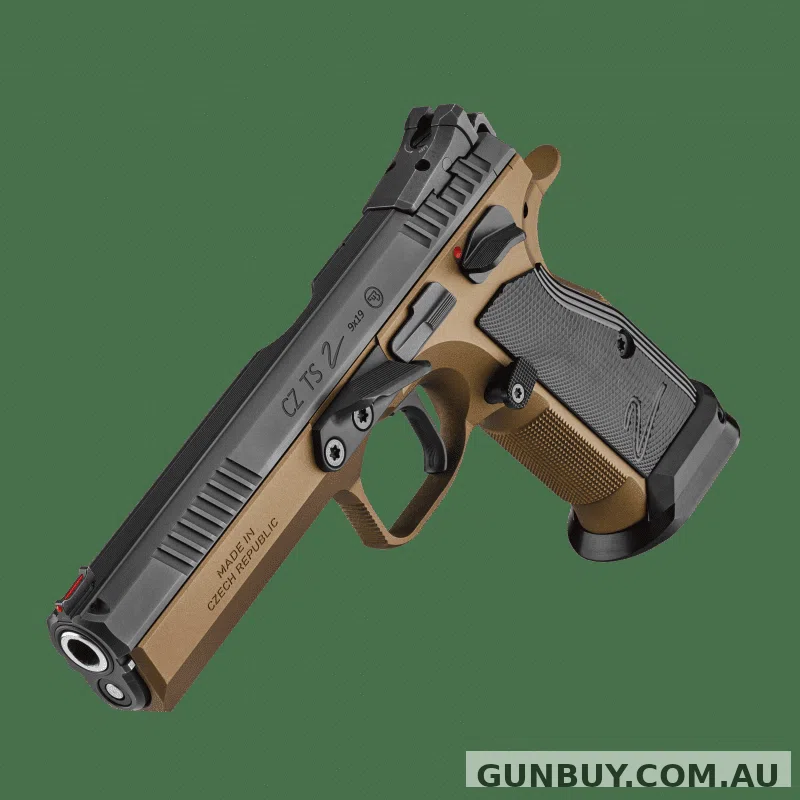 CZ TS2 9MM DEEP BRONZE 134mm (2 Spare 10 rnd Mags) - Shooter's Delight