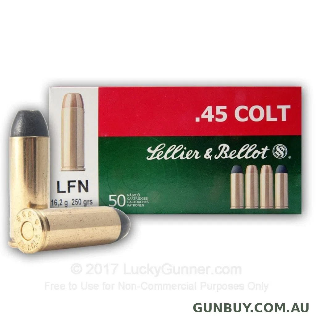 Sellier & Bellot 45LC 250GR LFN-WESTERN ACT 50 PACK