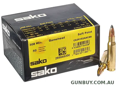 Sako 308 WIN 150GR GAMEHEAD 50 PACK