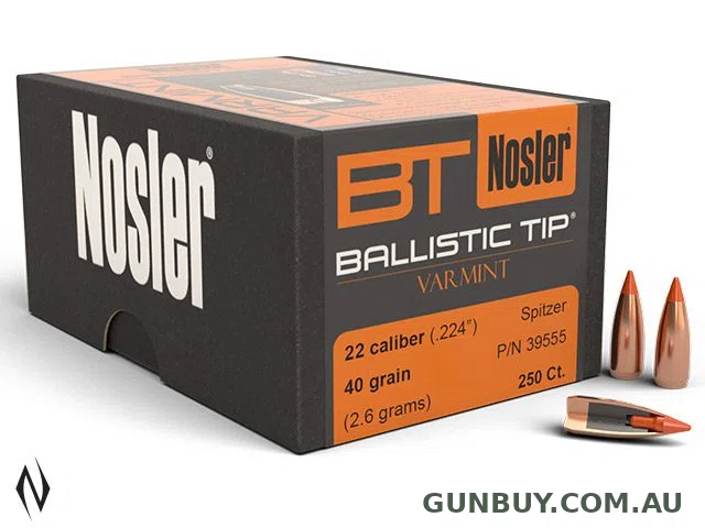 Nosler 224 40GR Ballistic Tip 250PK