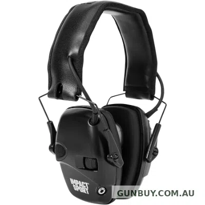 Howard Leight Impact Sport Black Ear Muff 22db Rating Class 4