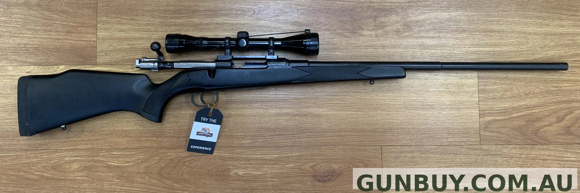 Carl Gustaf Mod 96 Synthetic Black w/ 6x40 Nikko Stirling