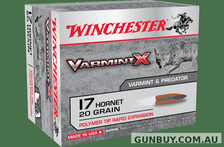 Winchester VARMINT X 17 HORNET 20GR PT (20 PACK)