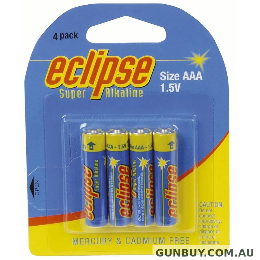Eclipse Battery AAA 4pk alkaline