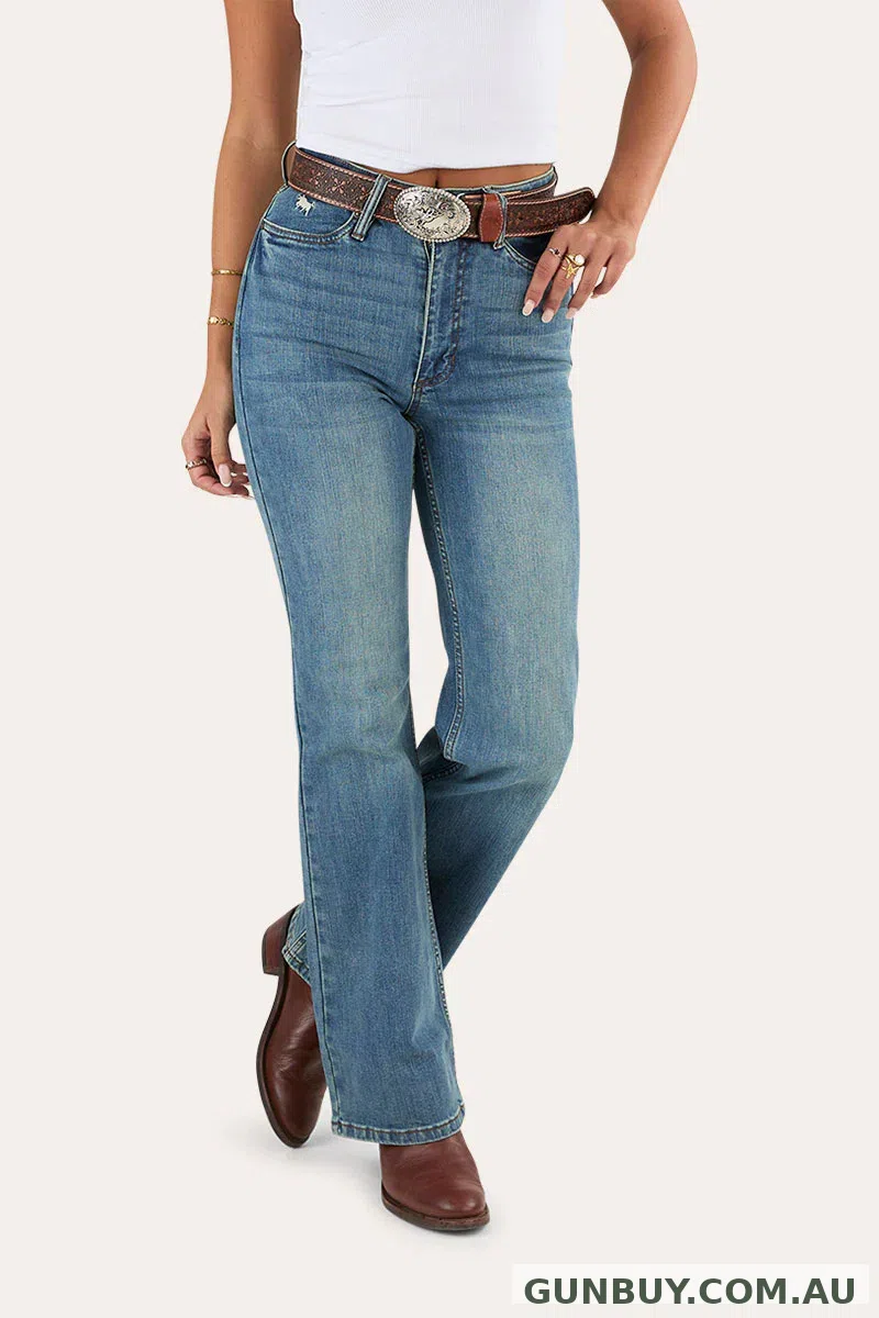 Ringers Western Indi Womens High Rise Bootleg Jeans