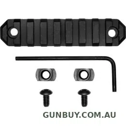 Grovtec Picatinny rail 3/8" 9 slot M-Lok
