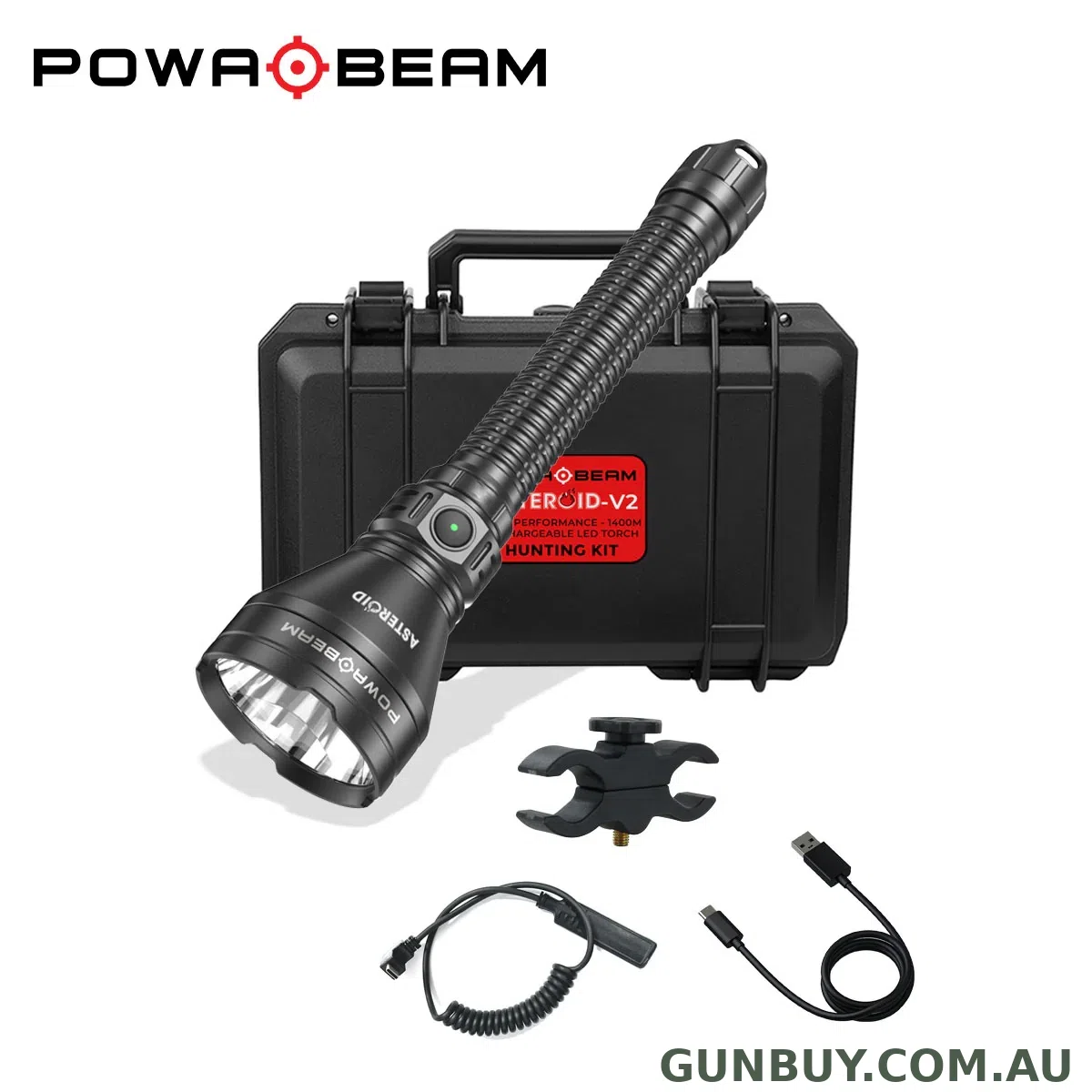 POWA BEAM Asteroid V2 Torch Hunters Kit