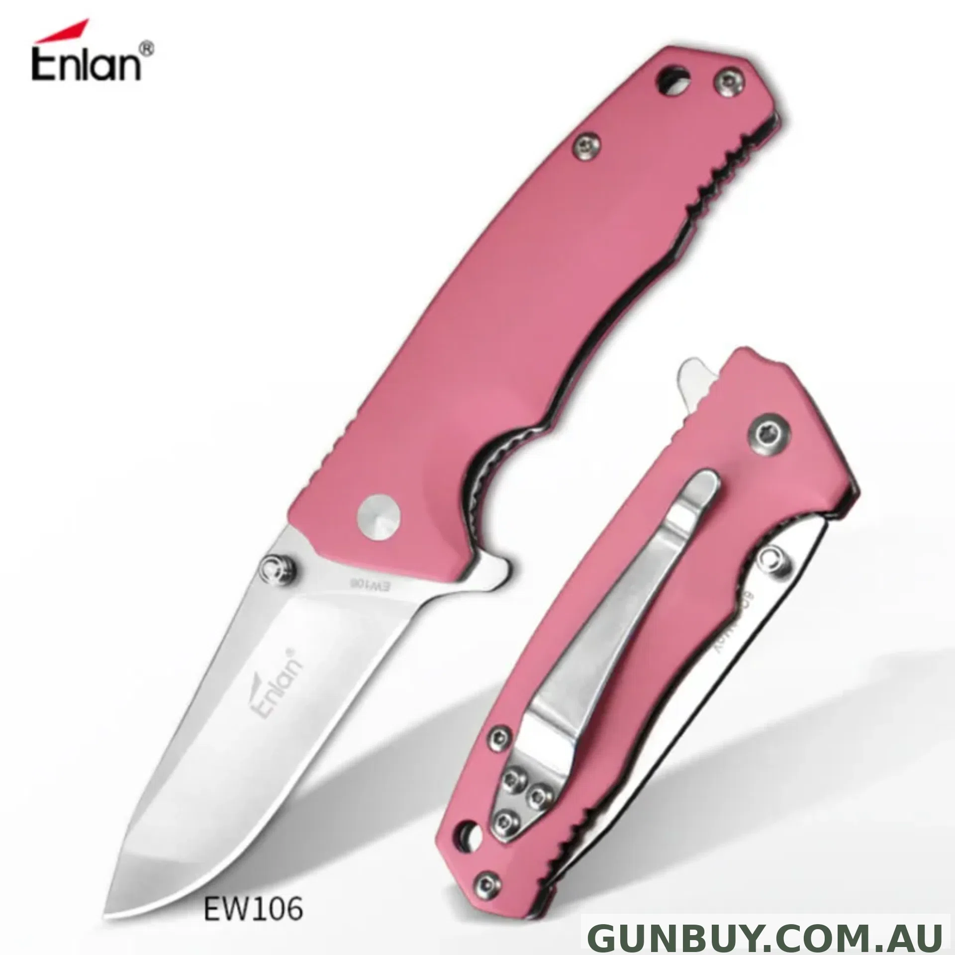 Enlan Pink Folding Knife EW106