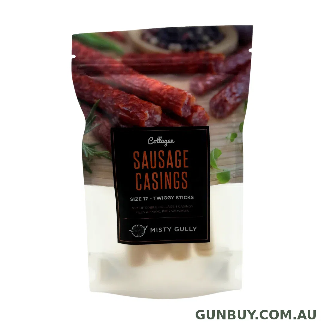 Misty Gully Collagen Sausage Casings (Size 17)