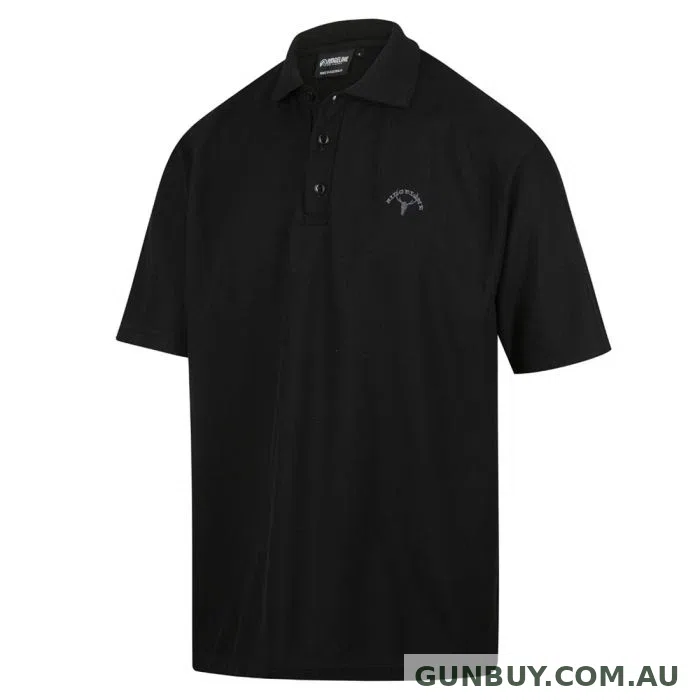 Ridgeline Men's Classic Polo (Black)