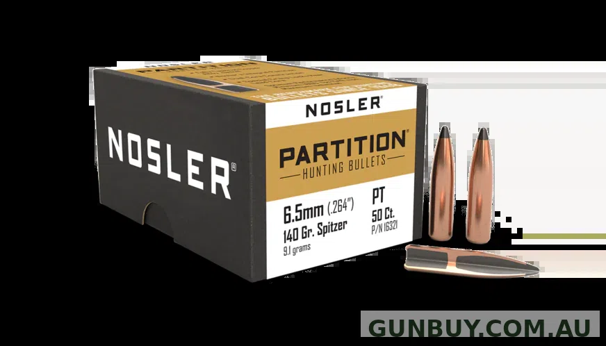 Nosler Partition 6.5CM 140G SP 50PK
