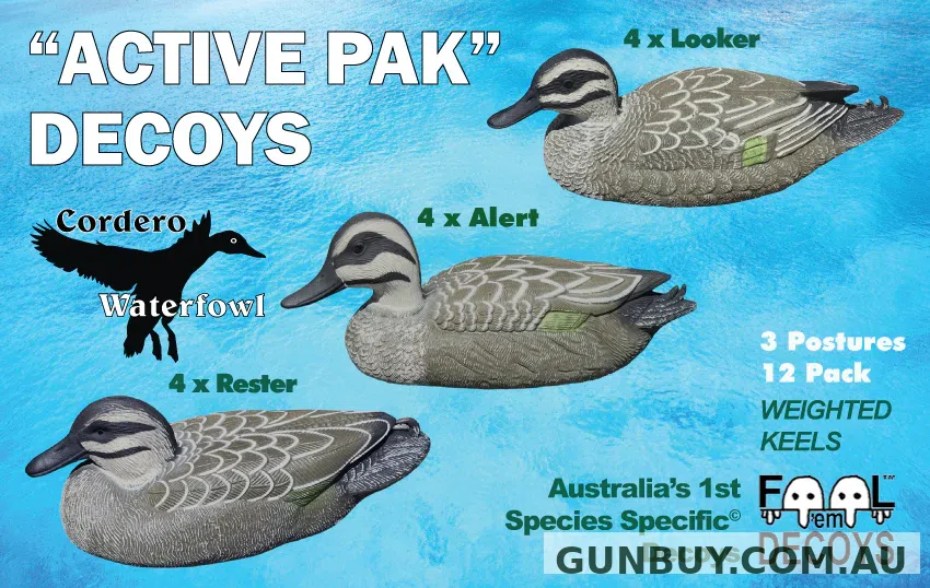Cordero Waterfowl Decoys Active Pack Duck Decoy 12pk