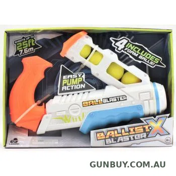 ballist XBall Blaster includes 4 Balls