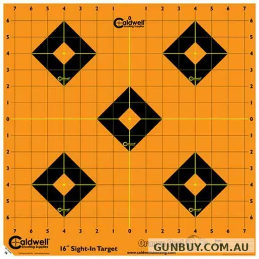 Caldwell Orange 16" Peel Sight-In Targets | 495253 (5 pack)