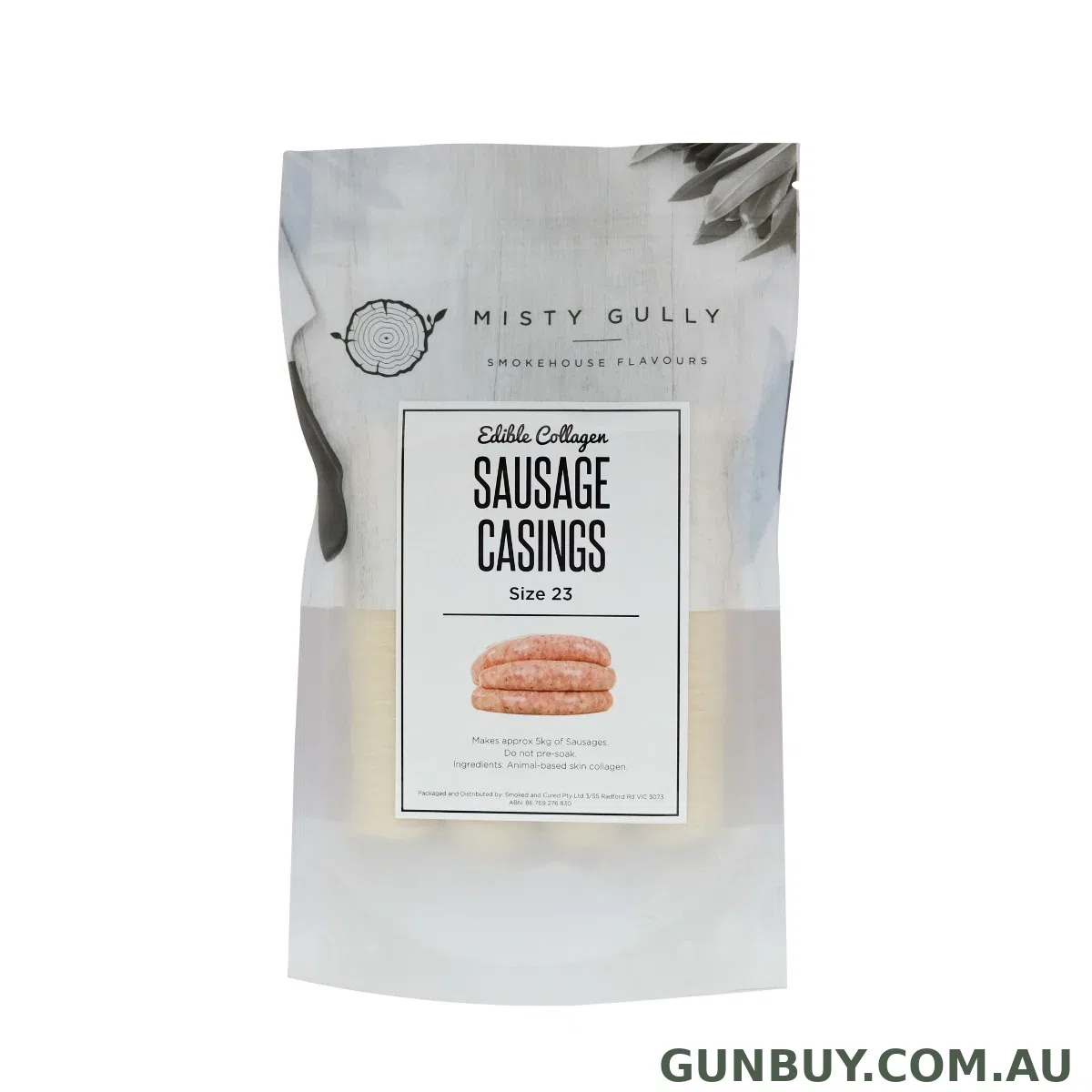 Misty Gully Collagen Sausage Casings (Size 23)
