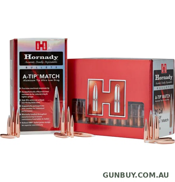 Hornady .264 6.5mm 135gr A-Tip Match Projectiles (100pk)