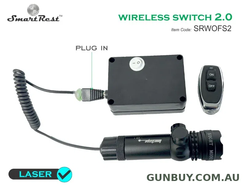 Smart Rest Wireless Switch 2.0 + Laser Kit