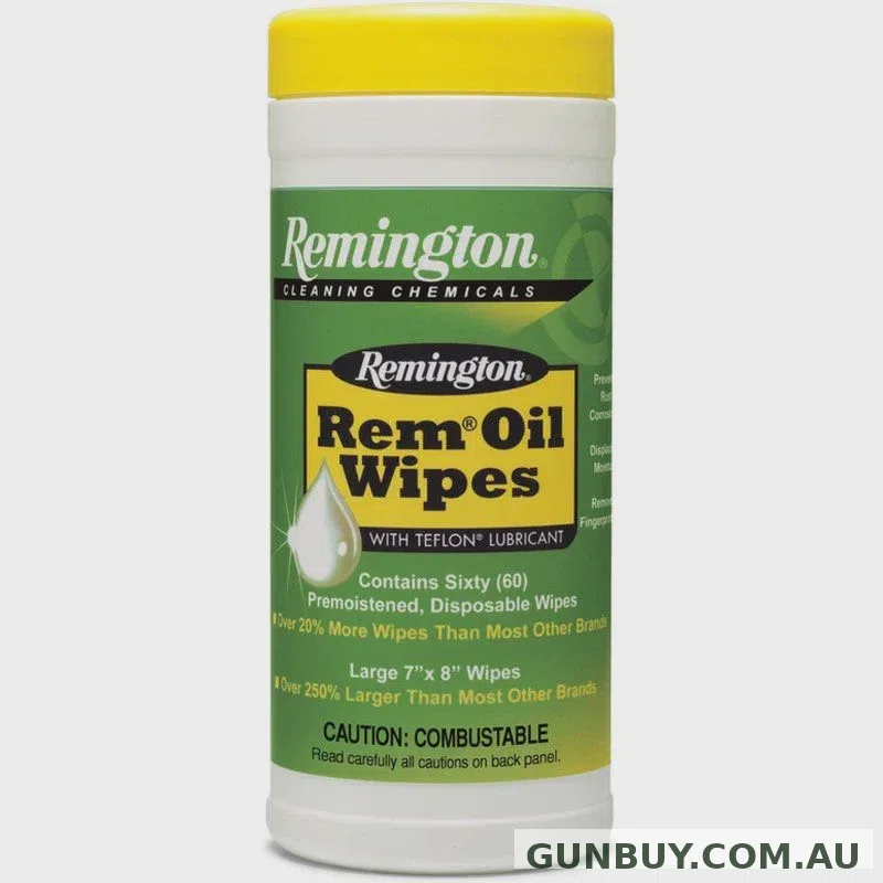 Remington Rem Oil Pop Up Wipes 60pk