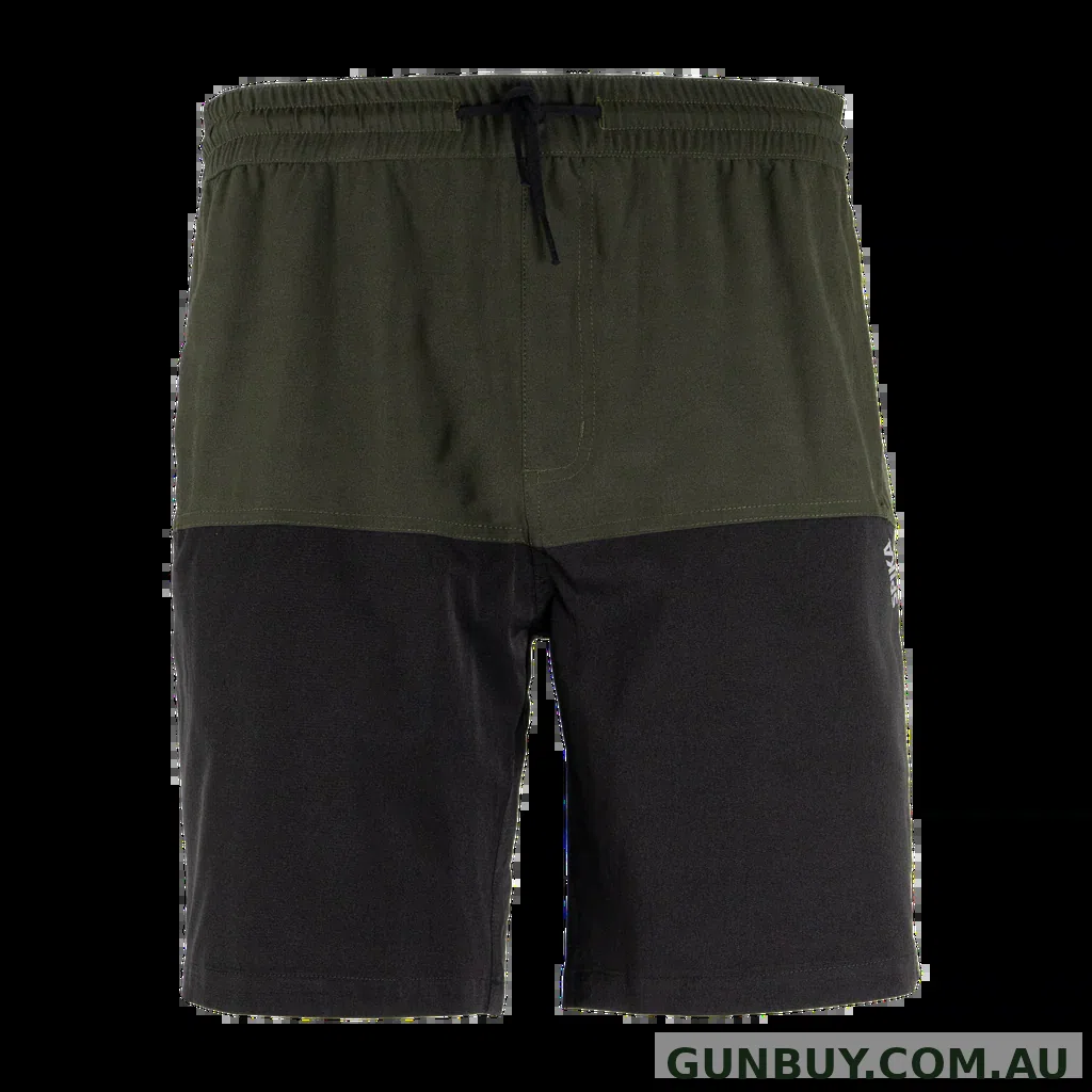 Spika Mens Mako Shorts Olive /Black