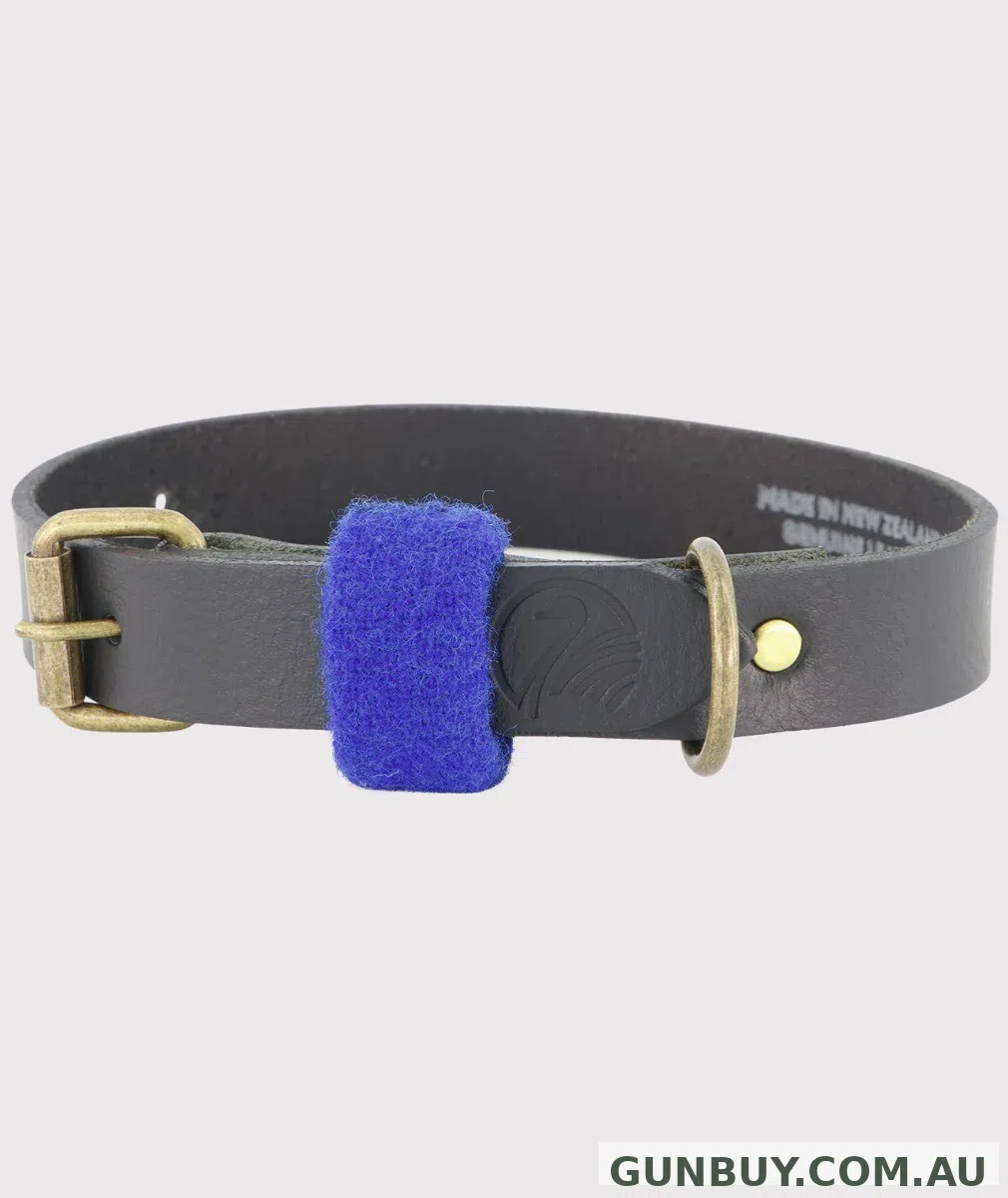 Swanndri Elmwood Leather Dog Collar