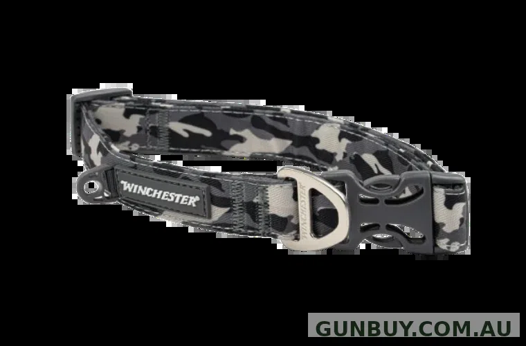 Winchester Designer Dog Collar Camo Black