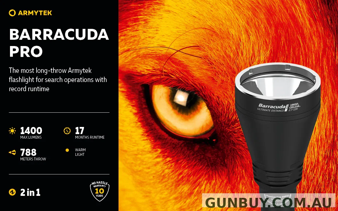 Armytek Barracuda Pro Warm Light Hunting Kit
