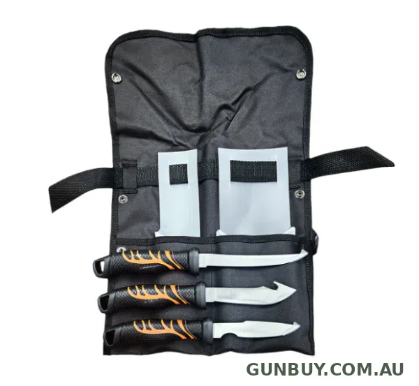 Buffalo River Hunting Knife Roll Set