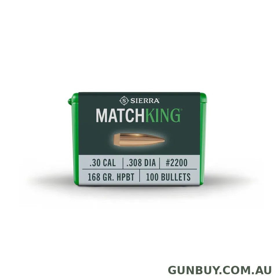 Sierra .30 168gr HPBT Projectiles 100pk