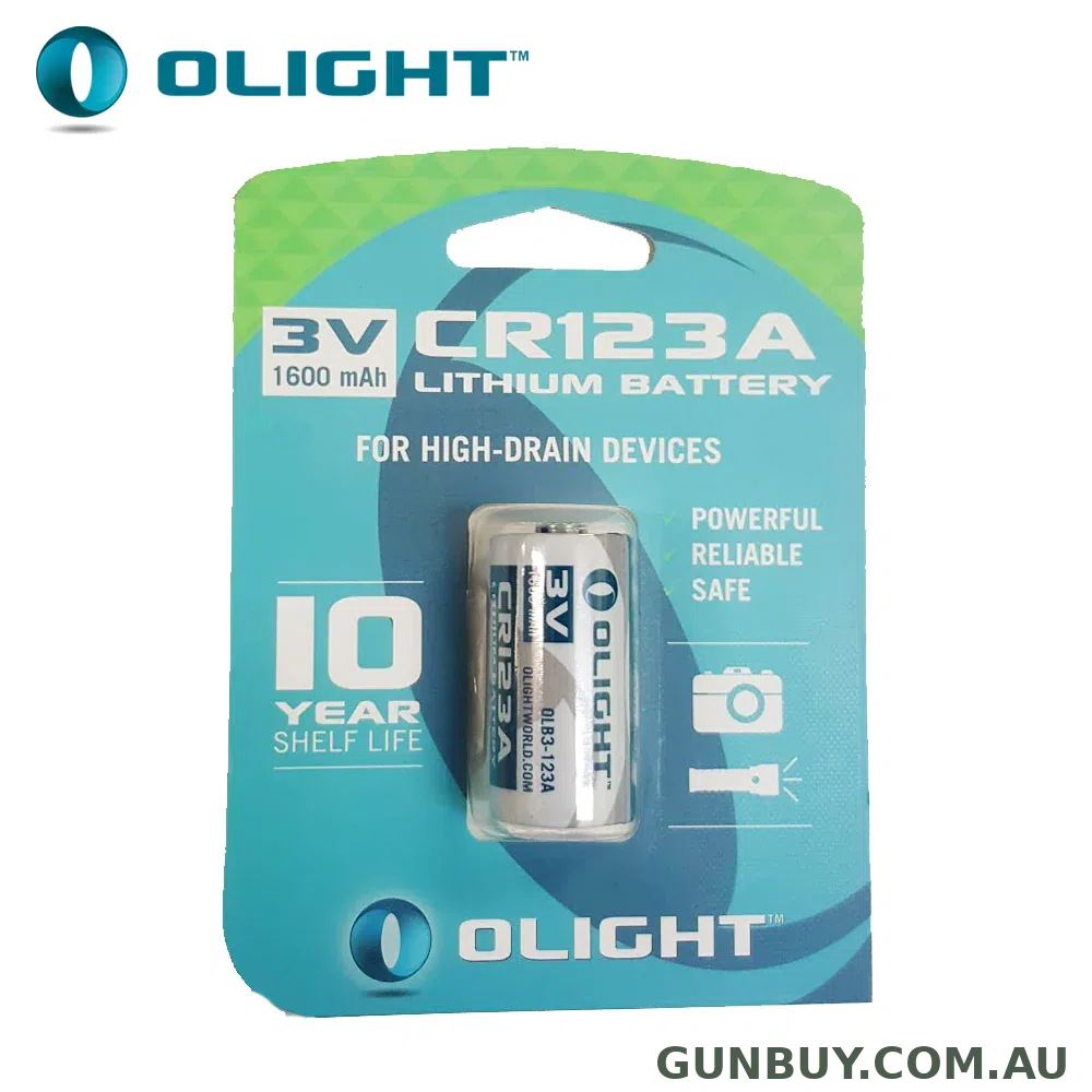Olight CR123A Lithium Battery